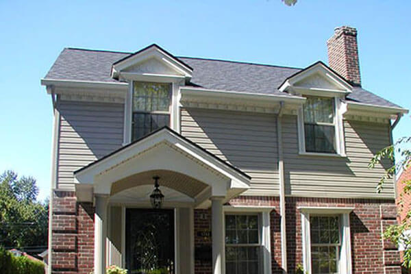 Rebuilt porch base and roof